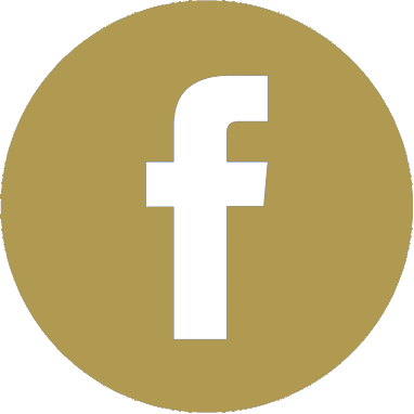 Facebook icon golden